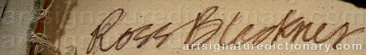 Signature by Ross BLECKNER