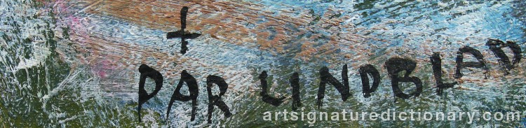 Signature by Pär LINDBLAD