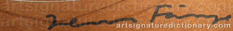 Signature by Jens FÄNGE
