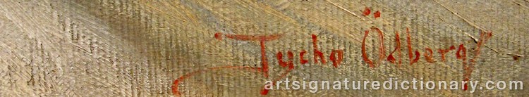 Signature by Bror Tycho ÖDBERG