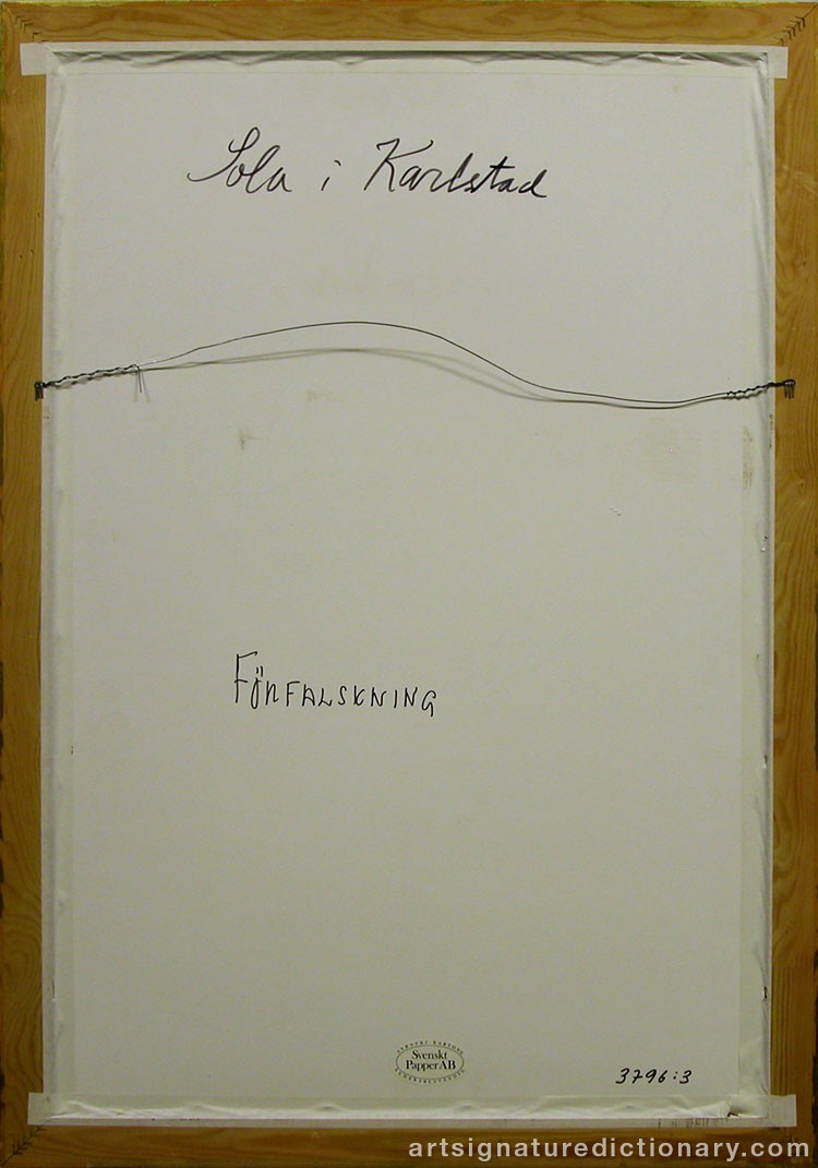 Close-up details showing Erling ÄRLINGSSON signature forgery characteristics