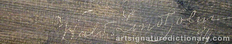 Signature by Waldemar LINDHOLM