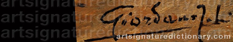 Signature by Felice GIORDANO