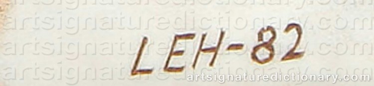 Signature by Lars-Erik (Sami Artist) HUUVA