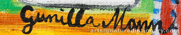 Signature by Gunilla MANN