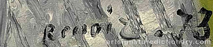 Signature by Pierre Auguste RENOIR