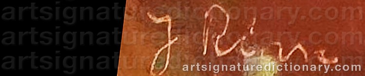 Signature by Johannes RIAN