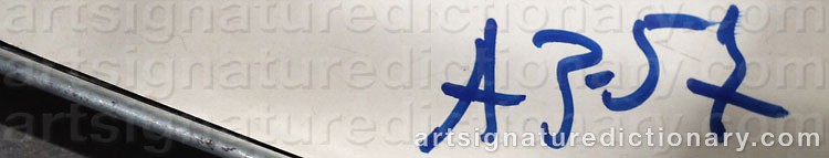 Signature by Anatolii Timofeevich ‘Az’ ZVEREV