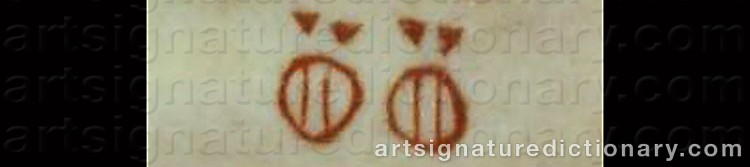 Authentic signature by Ö. ‘Öö’ ÖSTLUND on  artwork