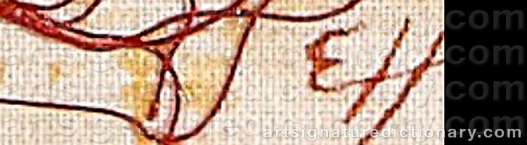 Signature by Einar HYLANDER