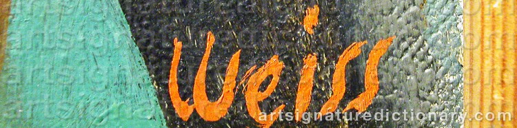 Signature by Peter WEISS