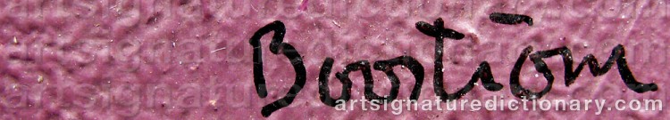 Signature by Harry BOOSTRÖM