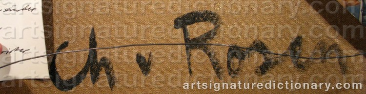 Signature by Christer Von ROSEN