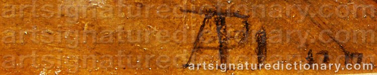 Signature by Augusta PLAGEMANN