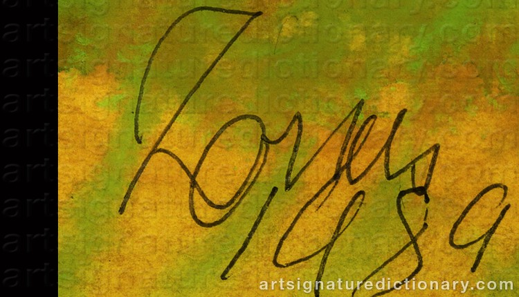 Signature by Milford ZORNES
