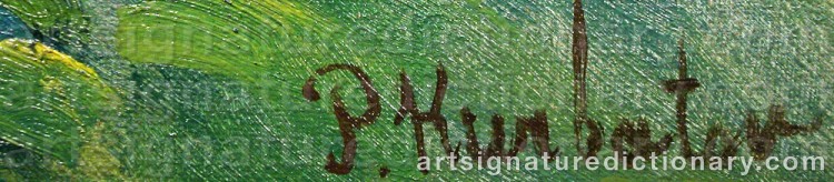 Signature by Peter KURBATOV