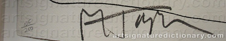 Authentic signature by Mick JAGGER on  artwork