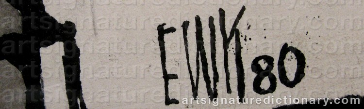 Signature by Ewert ‘Ewk’ KARLSSON