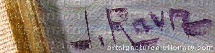 Signature by Johannes RAVN