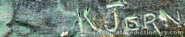 Signature by Knut JERN