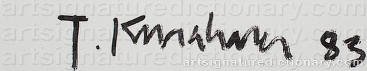 Signature by Ted KURAHARA
