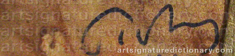 Signature by Mark TOBEY