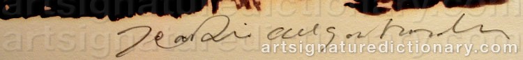 Signature by Joakim ALLGULANDER
