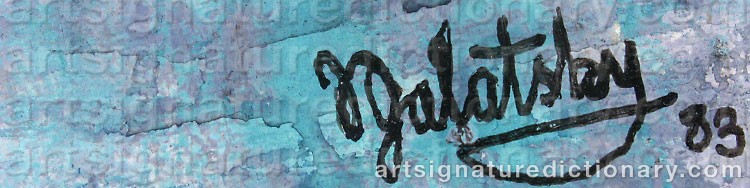 Signature by Vladimir GALATSKY