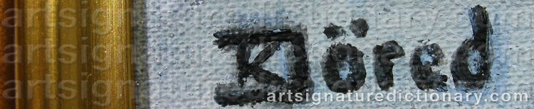 Signature by Kristina JÖRED