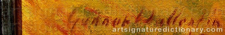 Signature by Gunnar ‘J:son’ WALLENTIN