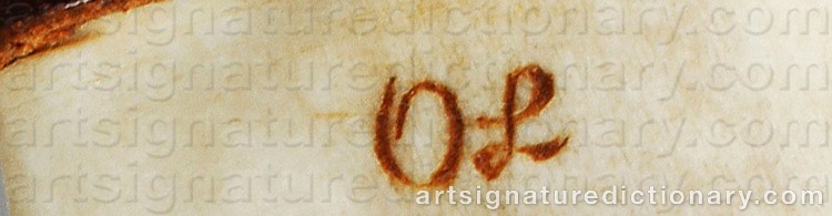 Authentic signature by Olle (Sami Artist) LUNDMARK on Other artwork