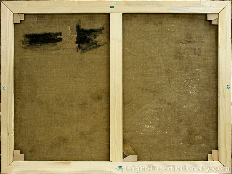 Close-up details showing Robert Rafaelovich FALK signature forgery characteristics