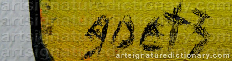 Signature by Henri GOETZ