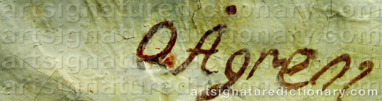 Signature by Olof ‘Olle’ ÅGREN