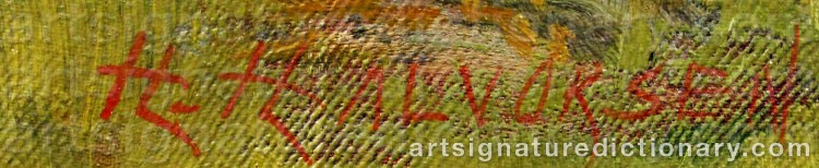 Signature by Halvor HALVORSEN