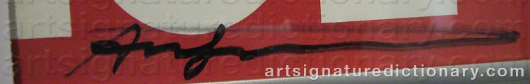 Signature by Andy WARHOL