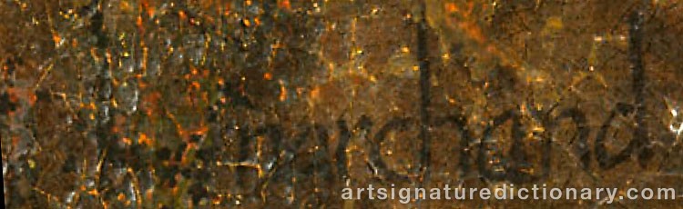 Authentic signature by Philippe De CHAMPAIGNE on  artwork