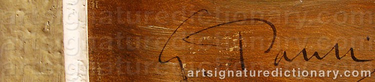 Signature by Georg PAULI