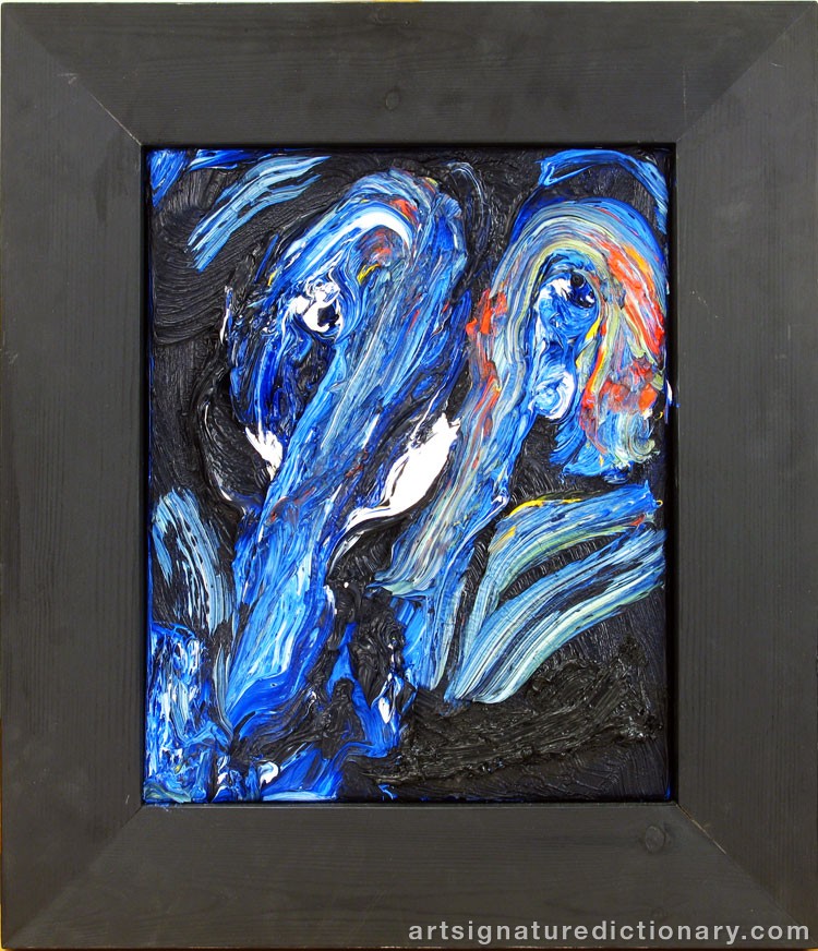 Close-up details showing Bengt LINDSTRÖM signature forgery characteristics