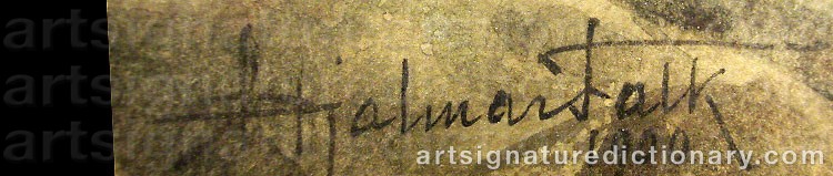 Signature by Hjalmar FALK