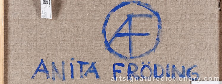 Signature by Anita FRÖDING