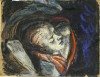 Close-up details showing Oskar KOKOSCHKA signature forgery characteristics
