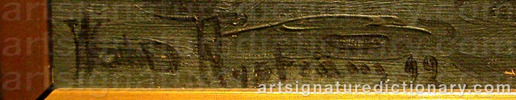 Signature by Valdemar NYSTRÖM