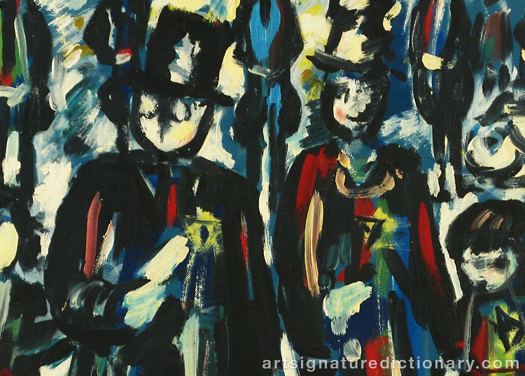 Close-up details showing Sven ‘X:et’ ERIXSON signature forgery characteristics