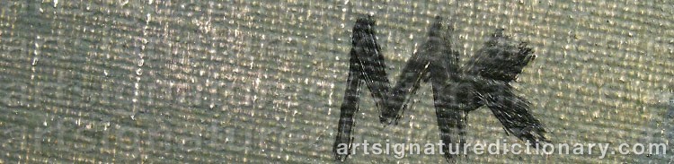 Signature by Marianne KANTER