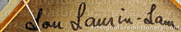 Signature by Lou LAURIN-LAM