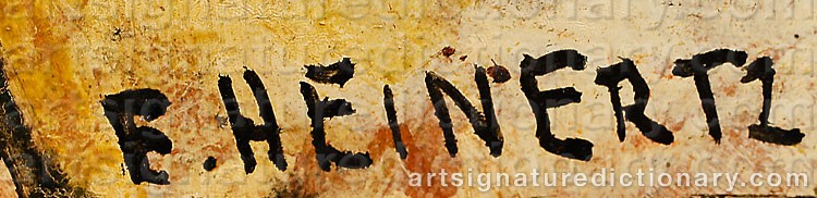 Signature by Erik HEINERTZ
