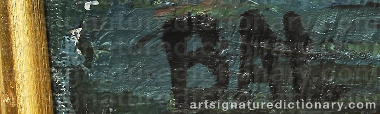 Signature by Bengt Arne ‘Bal’ LINDEROS