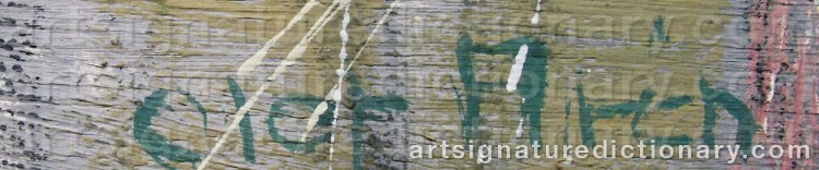 Signature by Olof ARÉN