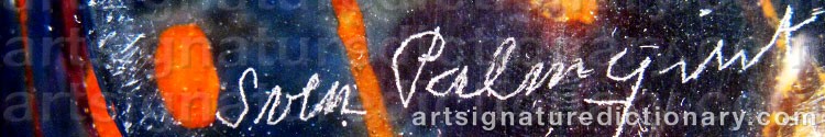 Signature by Sven PALMQVIST